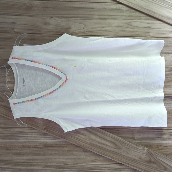 Loft Outlet Women's 100% Cotton Tank Top Size Small - New with Tag - Picture 1 of 5